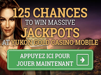 Yukon Gold est un casino géant de style Las Vegas - Des jeux sur Android et iOS.