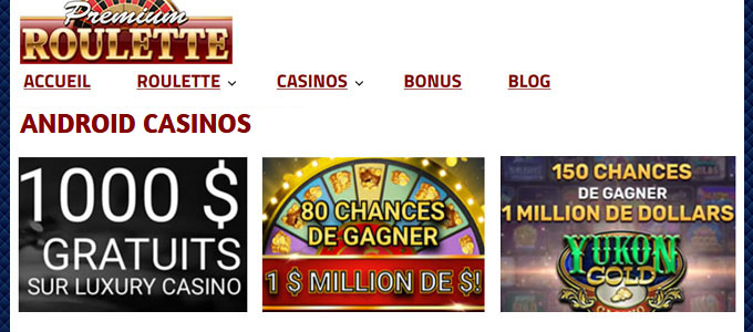 Casinos en Live sur Android