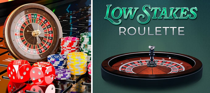 Low Stakes Roulette aux casinos en ligne